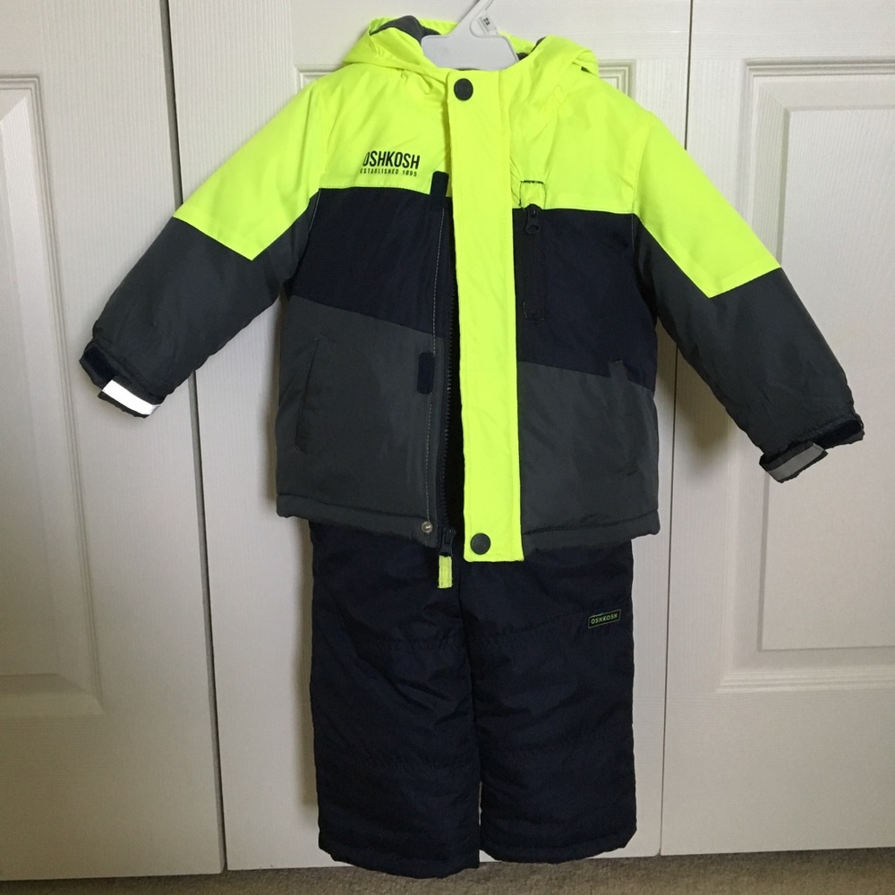 Oshkosh bibs and winter jacket set